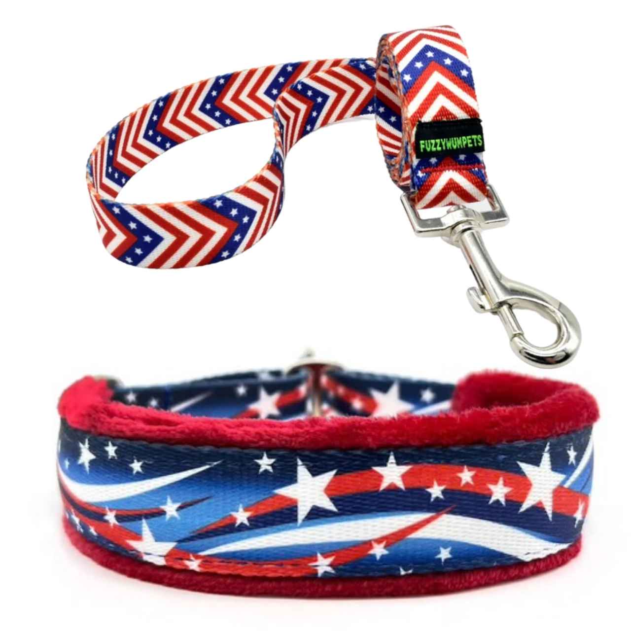 Americana Collar and Lead Set