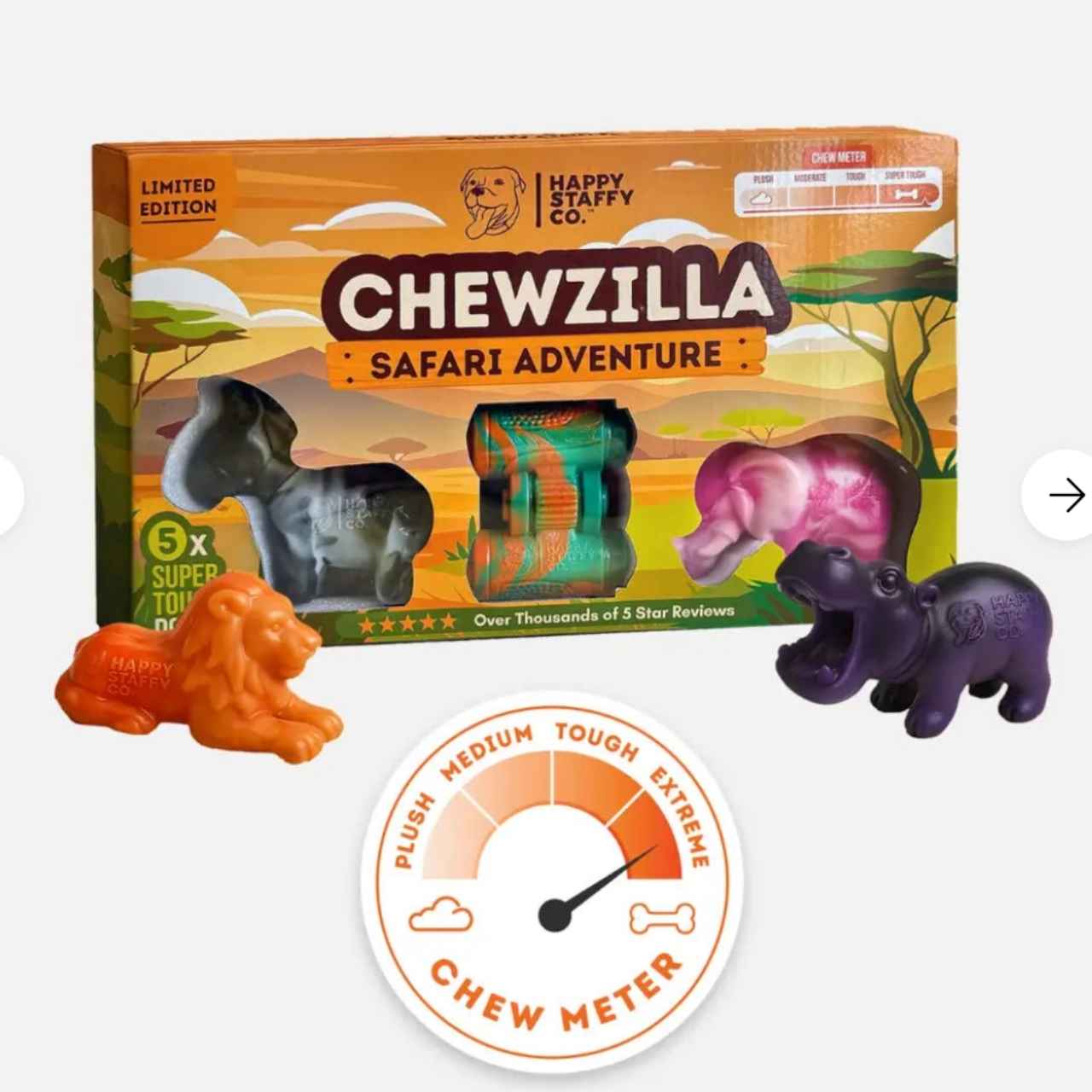 Chewzilla Safari Tough Chewer Bundle - Image 4
