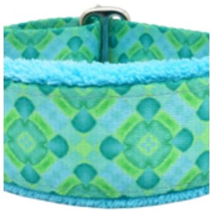 FuzzyWumpets Slip Collars - Large 1.5" Aqua Santorini