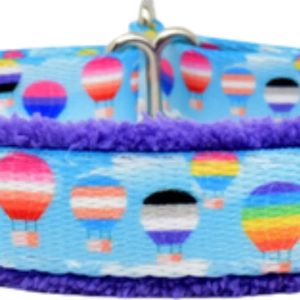 FuzzyWumpets Slip Collars - small 5/8" Sky High Pride