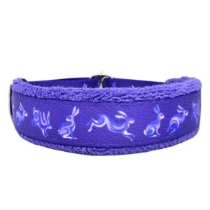 FuzzyWumpets Slip Collars - Med Groovy Rabbits