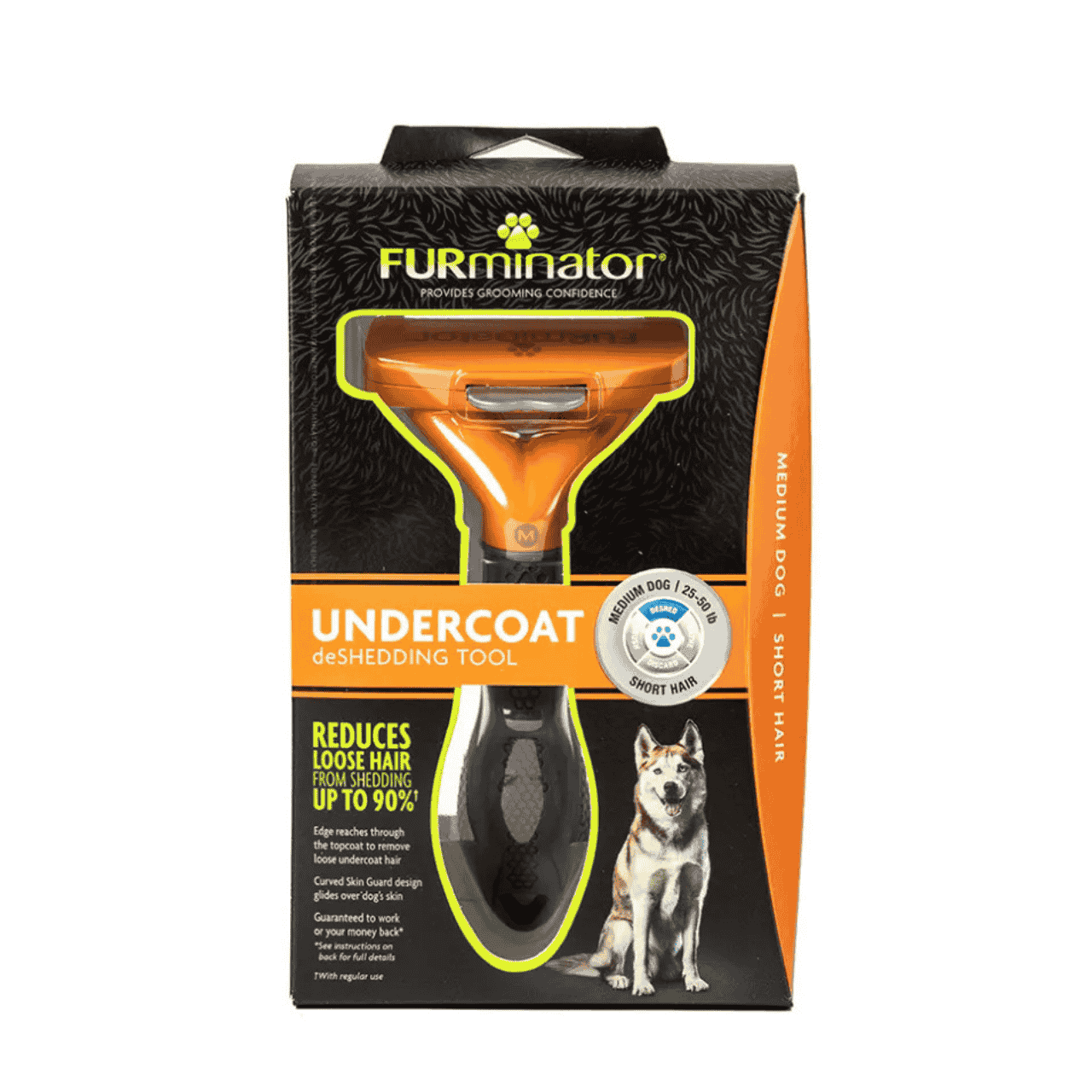 Furminator Short Hair Deshed Tool Medium Dog - Image 2